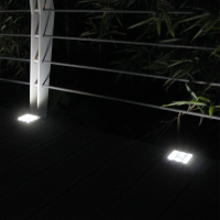 8 LEDs Solar Lawn Yard Led Solar Lights Buried Solar Garden Light Waterproof Outdoor Path Way Floor Under Ground Spot Lamp