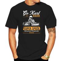 แขนสั้นโอเวอร์ไซส์เสื้อยืด พิมพ์ลาย Go Kart Super Speed Racer Motor แฟชั่นสําหรับผู้ชาย 2023S-4XL  2CS5