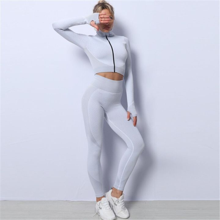 2-3pcs-seamless-women-yoga-set-workout-sportswear-gym-clothing-fitness-long-sleeve-crop-top-high-waist-leggings-sports-suits