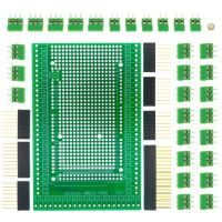 Compatible With MEGA2560 Double-side PCB Prototype Screw Terminal Block Shield Board Kit For Arduino Mega 2560 / Mega2560 R3