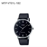 นาฬิกา Casio แท้  รุ่น MTP-VT01L-1B2UDF นาฬิกาผู้ชาย นาฬิกาสายหนัง(ส่งฟรี)