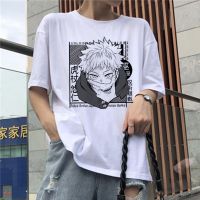 ? เสื้อยืดแขนสั้นลําลอง พิมพ์ลายการ์ตูนอนิเมะ Jujutsu Kaisen สุดเท่ สําหรับผู้หญิง และผู้ชาย 2023