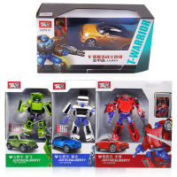 ABS Action Figures Transformation Car Robot Boy Toys Deformation Robots Children Gifts TW T01 T02