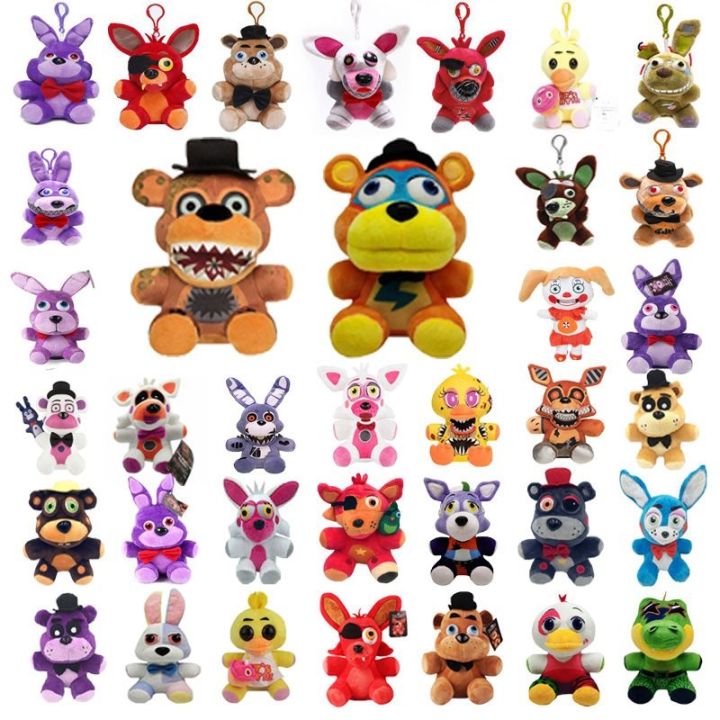 7 Purple Freddy - FNAF Sanshee Plushie Five Nights at Freddy's Toys Plush  Purple Bear 