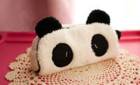 【cw】 plush panda storage bag cosmetic big eyes coin purse hot selling 【hot】 1