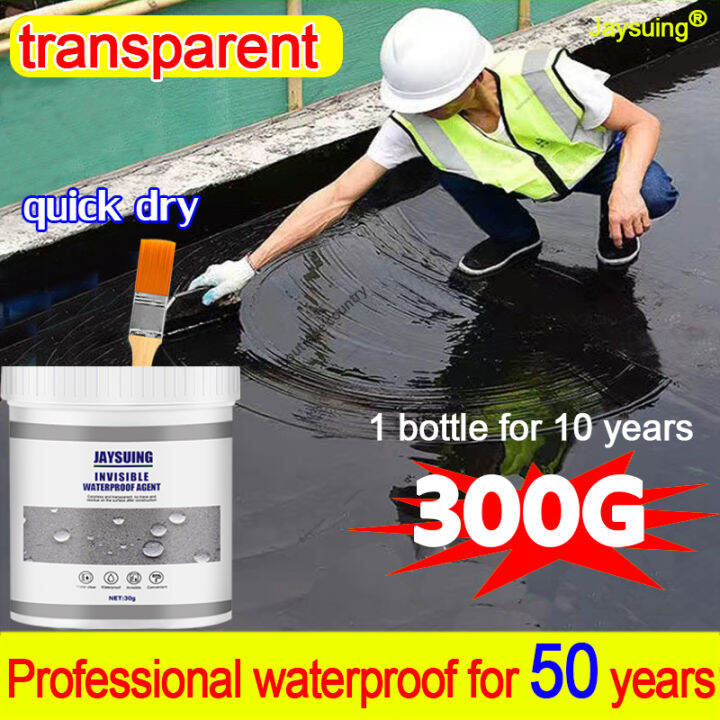 50 years without leaking sealant With brush Transparent waterproofing stops leaks with one