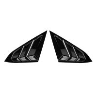 1Pair Replacement Parts for 2016-2021 Sedan Rear Side Vent Quarter Window Louver Cover Triangular Window Trim Accessories