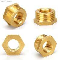 ❂✾❉ 1/4 3/8 1/2 3/4 NPT BSPT Male x Female Bush Reducing Bushing Brass Pipe Fitting Connector Water Gas Oil Fuel Home Garden