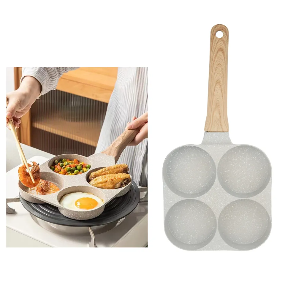 Mini Nonstick Frying Pan Flat Bottom Omelette Pan With Handle