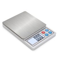 600g~3kg/0.1g 0.01g Portable Stainless Steel Digital Electronic Precision  Kitchen Food Scale Electronic Scale Jewelry Scale Luggage Scales