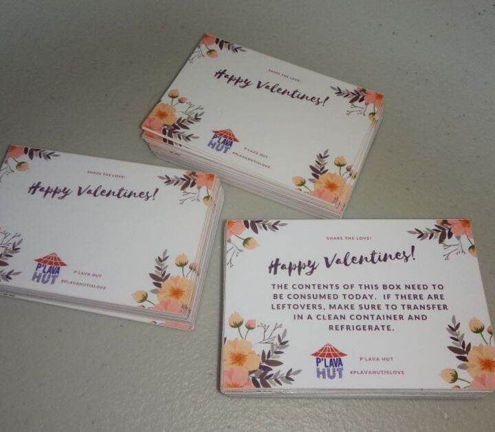 50pcs Personalized THANK YOU Card/Sticker Lazada PH