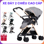 Xe Đẩy Em Bé Cao Cấp 2 Chiều 3 Tư Thế Belecoo A10 gấp gọn và tiện lợi