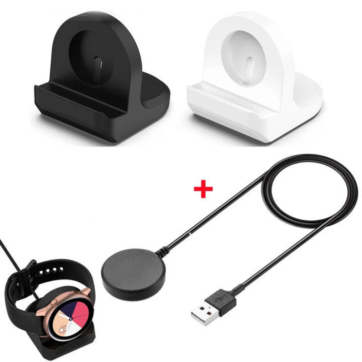 ตัวยึดซิลิโคนและเครื่องชาร์จสำหรับซัมซุง Galaxy Watch 4/Watch5/5Pro