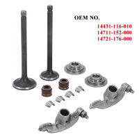 หัวเครื่องยนต์ไอดีวาล์วไอเสียวาล์ว &amp; Rocker Arm Kit สำหรับ Honda XR100R 81-03 XR80R 85-03 CRF100F CRF80F CRF100 80 F 04-13