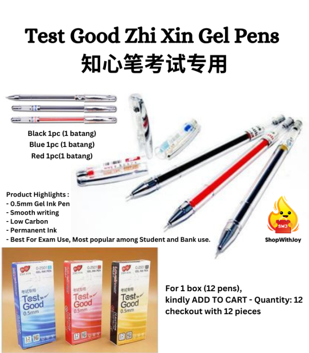 Shopwithjoytest Good Zhi Xin Gel Ink Exam Pen Lazada