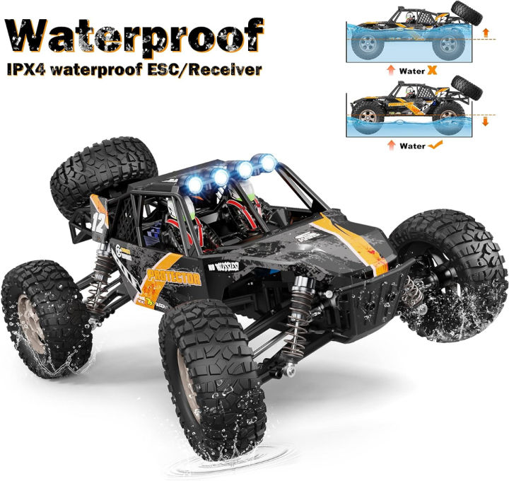 haiboxing-remote-control-car-1-12-scale-4x4-rc-cars-protector-38-km-h-speed-2-4g-all-terrain-off-road-truck-toy-gifts-for-boys-and-adults-included-two-rechargeable-batteries-provide-40-min-playtime