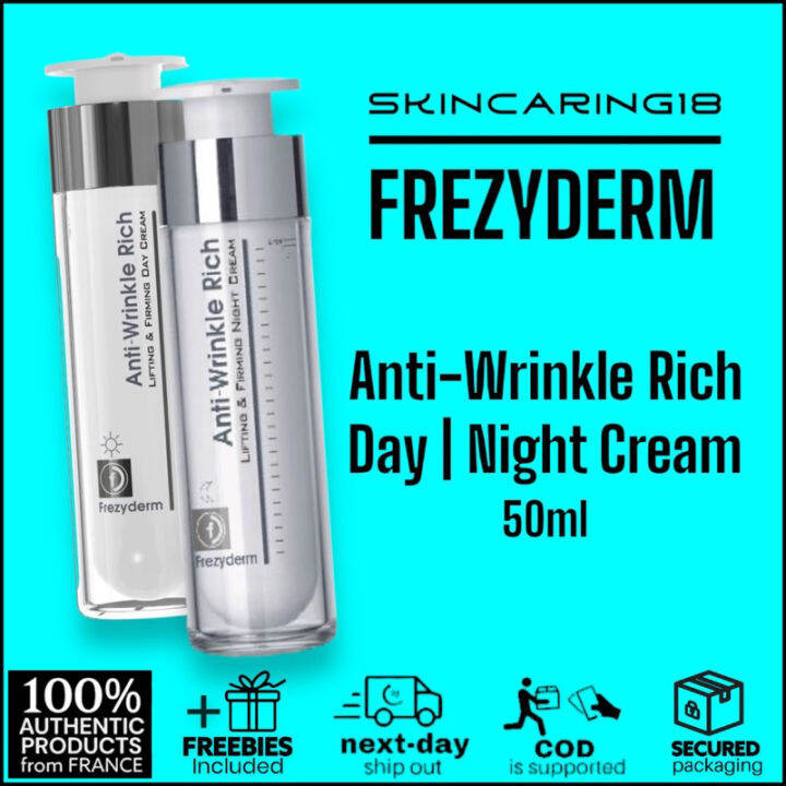 FREZYDERM AntiWrinkle Day Night Cream 50ml by SkinCaring18 Lazada PH