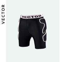 VECTOR Unisex กีฬาเกียร์สั้นสโนว์บอร์ดป้องกันสะโพก Butt รถจักรยานยนต์กางเกงขาสั้นสกีสเก็ตป้องกันเบาะกางเกงขาสั้นเข่า Pads