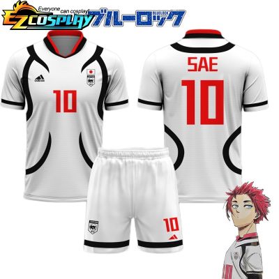 Itoshi Ryusei Shido เสื้อทีม U20ญี่ปุ่นเสื้อผ้ากีฬาเครื่องแบบสีขาวเสื้อแข่งฟุตบอลชายหญิง