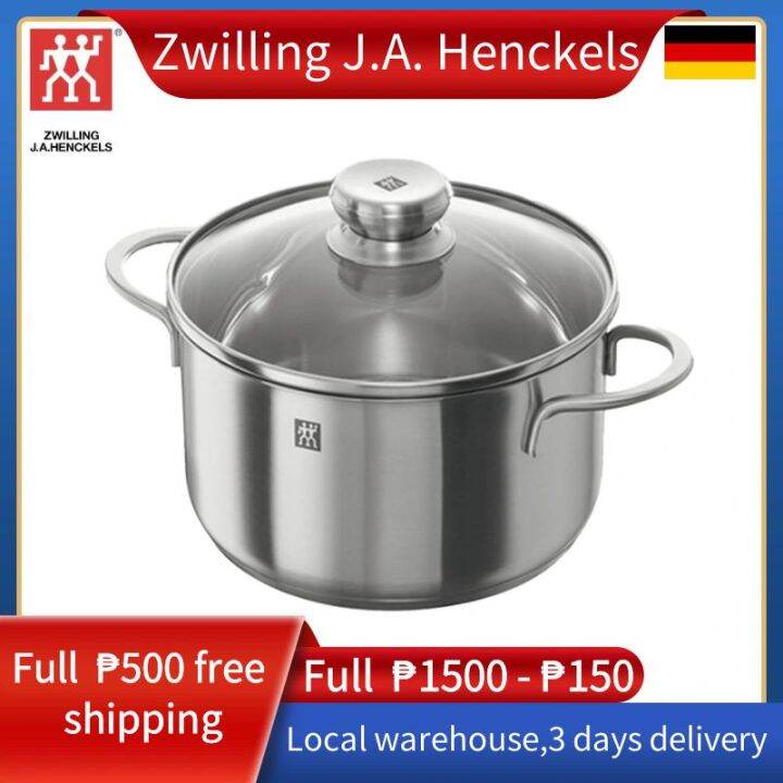 German Zwilling stainless steel pot pot soup high pot 26cm stew pot