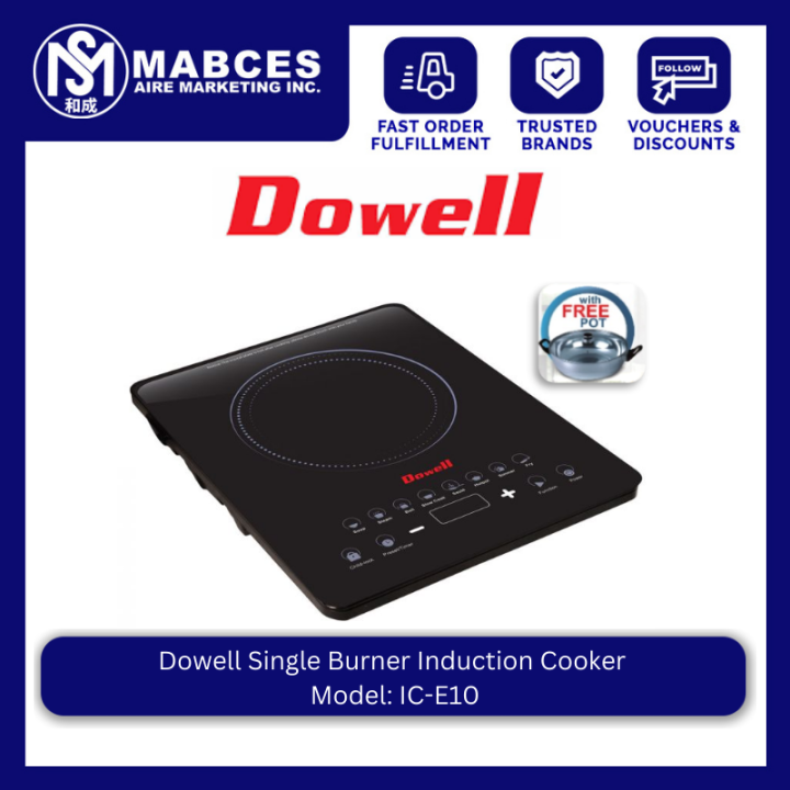 Dowell Single Burner Induction Cooker ICE10 Lazada PH