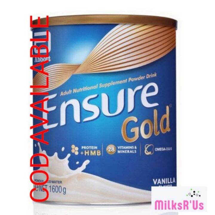 Ensure Gold 1.6kg HMB Vanilla Abbott Adult Nutritional Powder Milk
