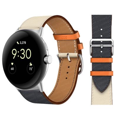 【CC】 Leather Band pixel watch band strap correa smartwatch belt google Straps Accessories