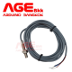 BR0.8-PS6M-E1,Inductive Proximity Sensor Switch ,M6 ,NPN, NC,10-30 VDC เซ็นเซอร์ตรวจจับโลหะระยะสูงสุด 1mm กันน้ำIP65