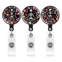 Rad Tech Gifts Radiology Technician Gifts， Radiology Badge Reel， Skeleton Badge Reel， Xray Tech Gifts，