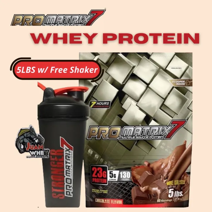 Promatrix Whey Protein 5lbs With Free Shaker Chocolate Flavor Lazada Ph 3683