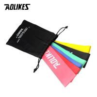 AOLIKES Resistance Bands 6 Levels Exercises Elastic Latex Fitness Training Yoga Loop Band Workout Pull Rope CrossFit Equipment Exercise Bands