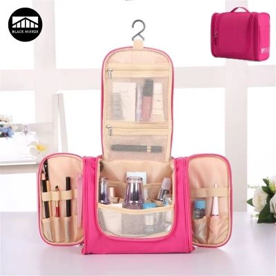 【CC】 Water-resistant Makeup Toiletry Washbag with Hanging Large Capacity Storage Sized