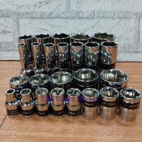 ลูกบล็อค 6 เหลี่ยม 4 หุน เบอร์ 8-32 ลูกบล๊อก สั้น-ยาว Socket Wrench