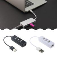 [HOT HAIXWLXKWW 589] 4-Port 2.0 Hub ลากสี่ Splitter เสียบขนาดเล็ก /Usb ขยายอะแดปเตอร์ขายร้อน