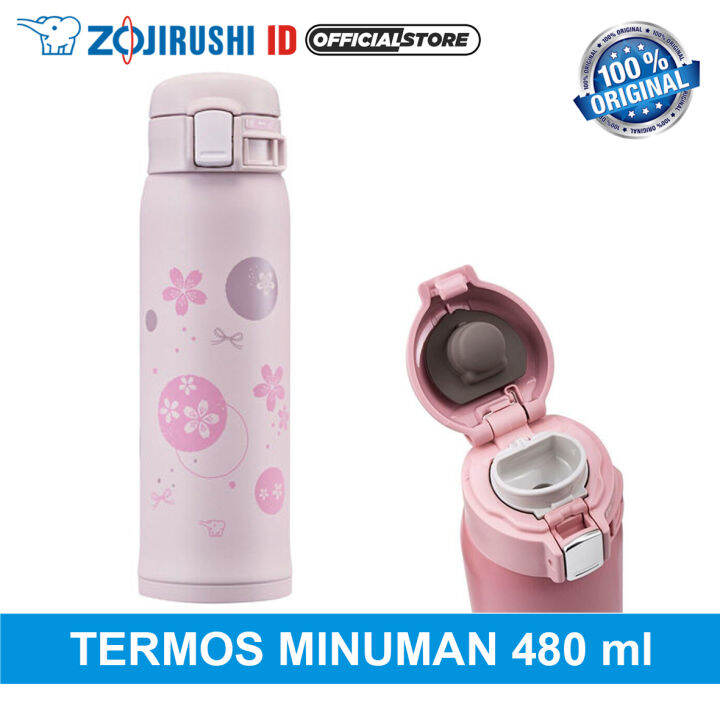 Zojirushi SMSK48EMM PZ Vacuum Mug Botol Minum Termos 480mL [Sakura