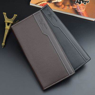 （Layor wallet） กระเป๋าสตางค์ผู้ชาย PU หนังใหม่,กระเป๋าความจุเยอะของผู้ชายกระเป๋ายาวมัลติฟังก์ชันกระเป๋าใส่เงินใส่เหรียญซองใส่บัตรใส่บัตรได้หลายใบ