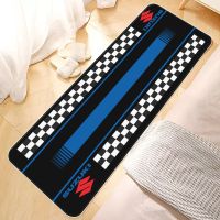 【YF】 Motorcycle Carpet Suzuki Bath Mat Non-slip And Washable Kitchen Large Corridor Living Room Rug Hallway Area Rugs Alfombra