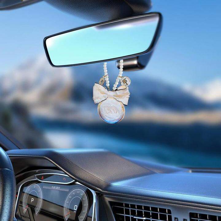 car-pendant-eternal-rose-creative-eternal-rose-pendant-for-women-car-rearview-mirror-decorations-artificial-flower-for-luggage-handbag-school-bags-key-chain-rational