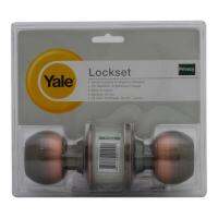 ลูกบิดห้องน้ำ YALE VCA5122US11 หัวกลม AC