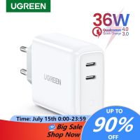 Ugreen PD36W ที่ชาร์จ USB PD 4.0 3.0 ชาร์จไว สําหรับ iPhone 14 14 Max 14 Pro Pro Max 11 Pro XS Macbook iPad QC 3.0 USB Type C Huawei