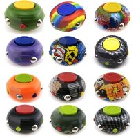 （A Decent） DecompressingSensory FingerColorful Spinning Tops Stress Relief Fidget For Toddlers Adults Autistic Anxiety