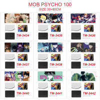 30*80ซม.Mob Psycho 100การ์ตูนยางแผ่นรองเมาส์ลายอนิเมะอุปกรณ์ต่อพ่วงขนาดใหญ่เมาส์ Pad สีการพิมพ์ดอกไม้ลื่นล็อคเมาส์ Pad โต๊ะสำนักงาน Pad 0000