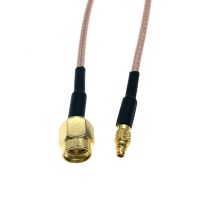 RG316 SMA male plug to MMCX MALE 50 Ohm RF Coax Extension Cable Pigtail Coaxial