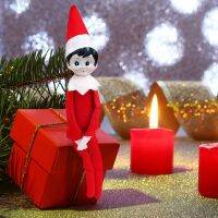 {Toy City} จี้ตุ๊กตาเอลฟ์คริสต์มาสสีแดงน่ารักเครื่องประดับต้นคริสต์มาส Noel Merry Decor สำหรับบ้าน2022สุขสันต์วันปีใหม่นาตาล2023 Navidad