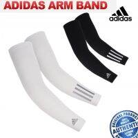 Adidas New 3Stripe Mesh Cool Arm Band ปลอกแขนป้องกันรังสียูวี2สีขาว/ดำ