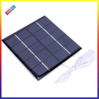 5W ที่ชาร์จเชื่อมต่อยูเอสบีแบตเตอรี่พลังงานแสงอาทิตย์พกพา Polycrystalline กลางแจ้งแผงพลังแสงอาทิตย์น้ำหนักเบาสำหรับชาร์จแบตเตอรี่3.7