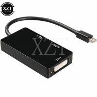 XZT Mini DP DisplayPort to DVI VGA HDMI-Comptible Adapter 3 in 1 Hub 1080P Video Converter For iMac Apple MacBook Pro Air Adapters