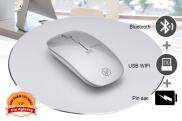 Chuột không dây Siêu xịn chuột bluetooth và usb wifi 2 trong 1cho Macbook