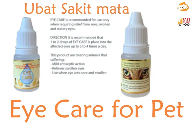 Ubat Kucing Sakit Mata Eye Care For Cats Dogs 10ml Lazada