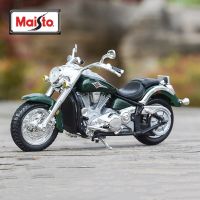 Maisto 1:18 Kawasaki Vulcan โมเดลมอเตอร์ไซค์อัลลอยแบบจำลองมอเตอร์ไซค์โลหะหล่อจำลองของขวัญของเล่นเด็กของสะสม